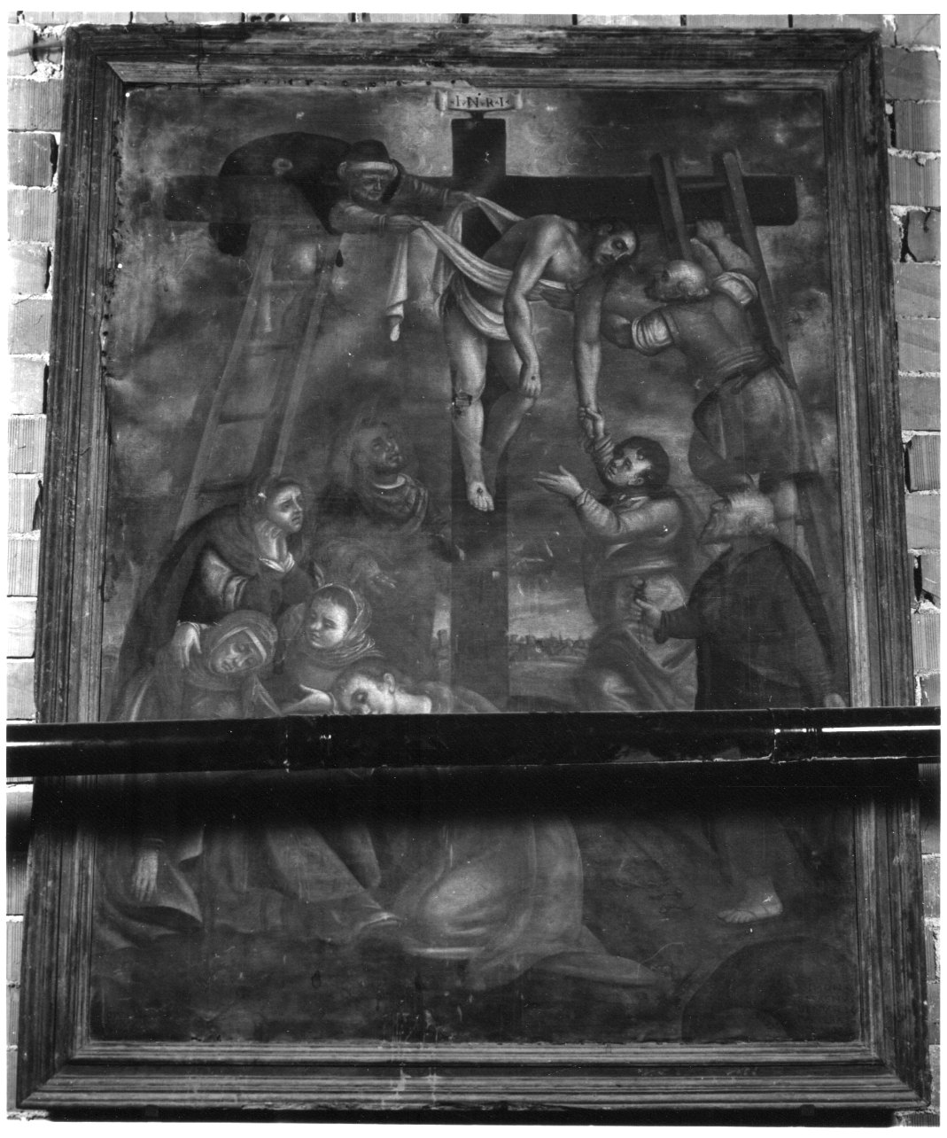 deposizione di Cristo dalla croce (dipinto, opera isolata) di Bisagno Simone, Chiantore Giuseppe (sec. XVI)