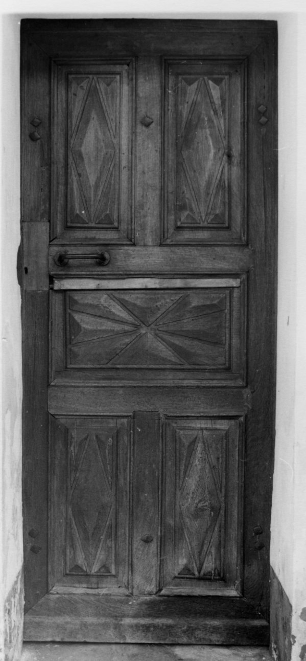 porta, opera isolata - bottega piemontese (seconda metà sec. XIX)