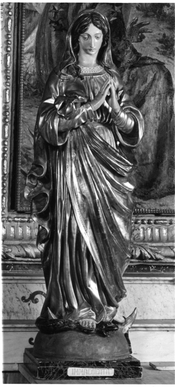 Immacolata Concezione (statua, opera isolata) - bottega piemontese (prima metà sec. XX)