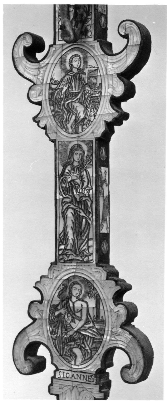 San Giovanni Battista (decorazione a intarsio) - bottega italiana (fine/inizio secc. XVII/ XVIII)
