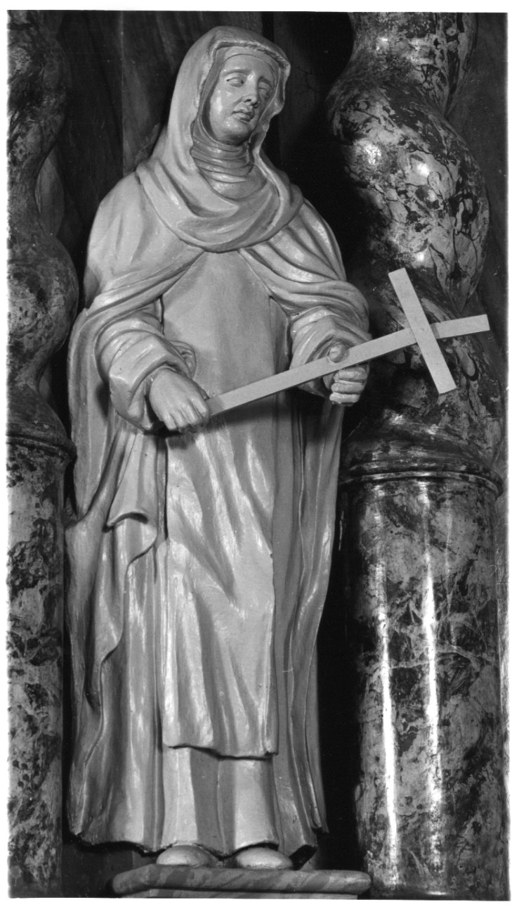Santa Teresa d'Avila (statua, opera isolata) - bottega piemontese (fine/inizio secc. XVIII/ XIX)