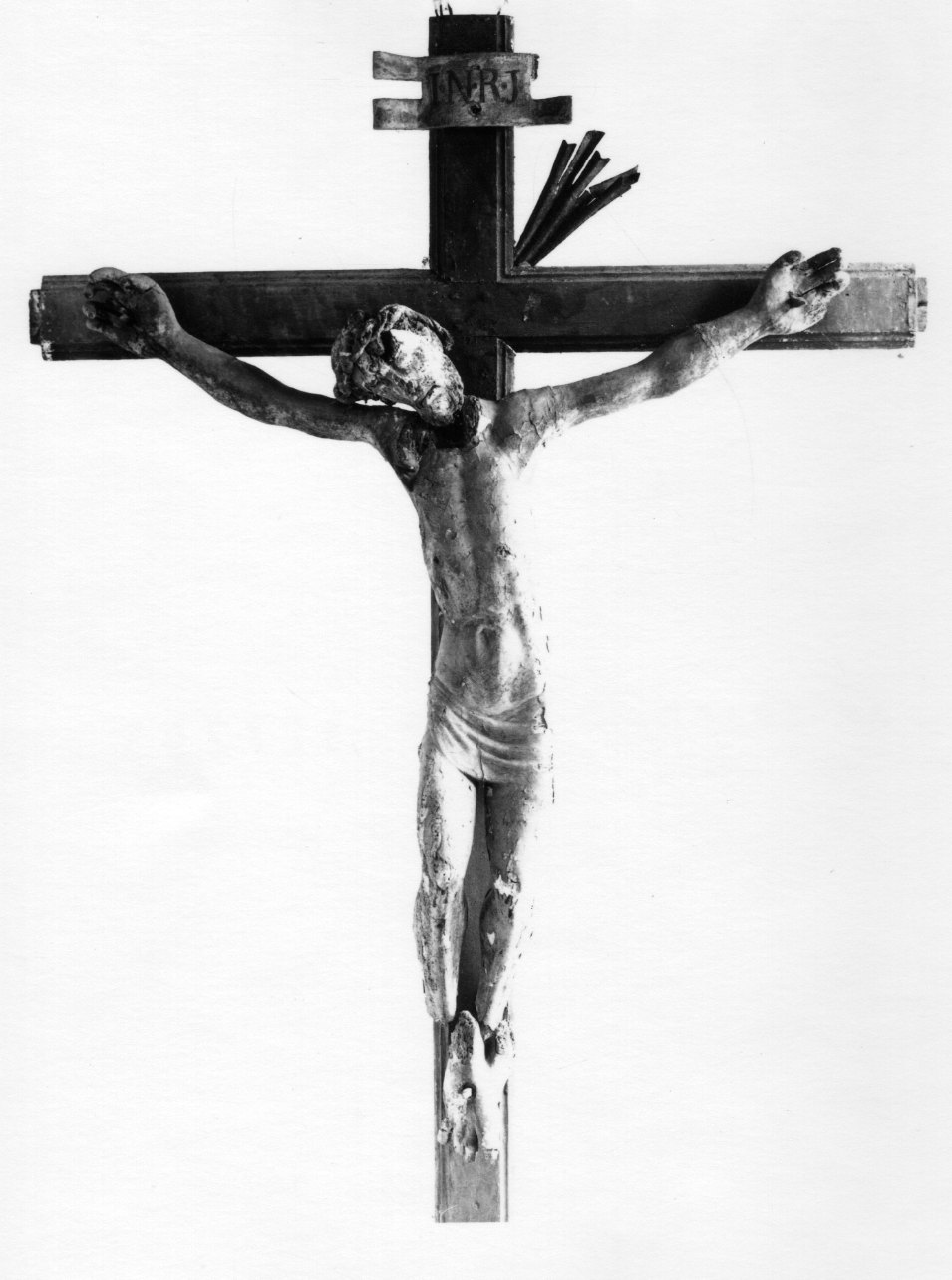 Cristo crocifisso (crocifisso, opera isolata) - bottega ligure (prima metà sec. XIX)