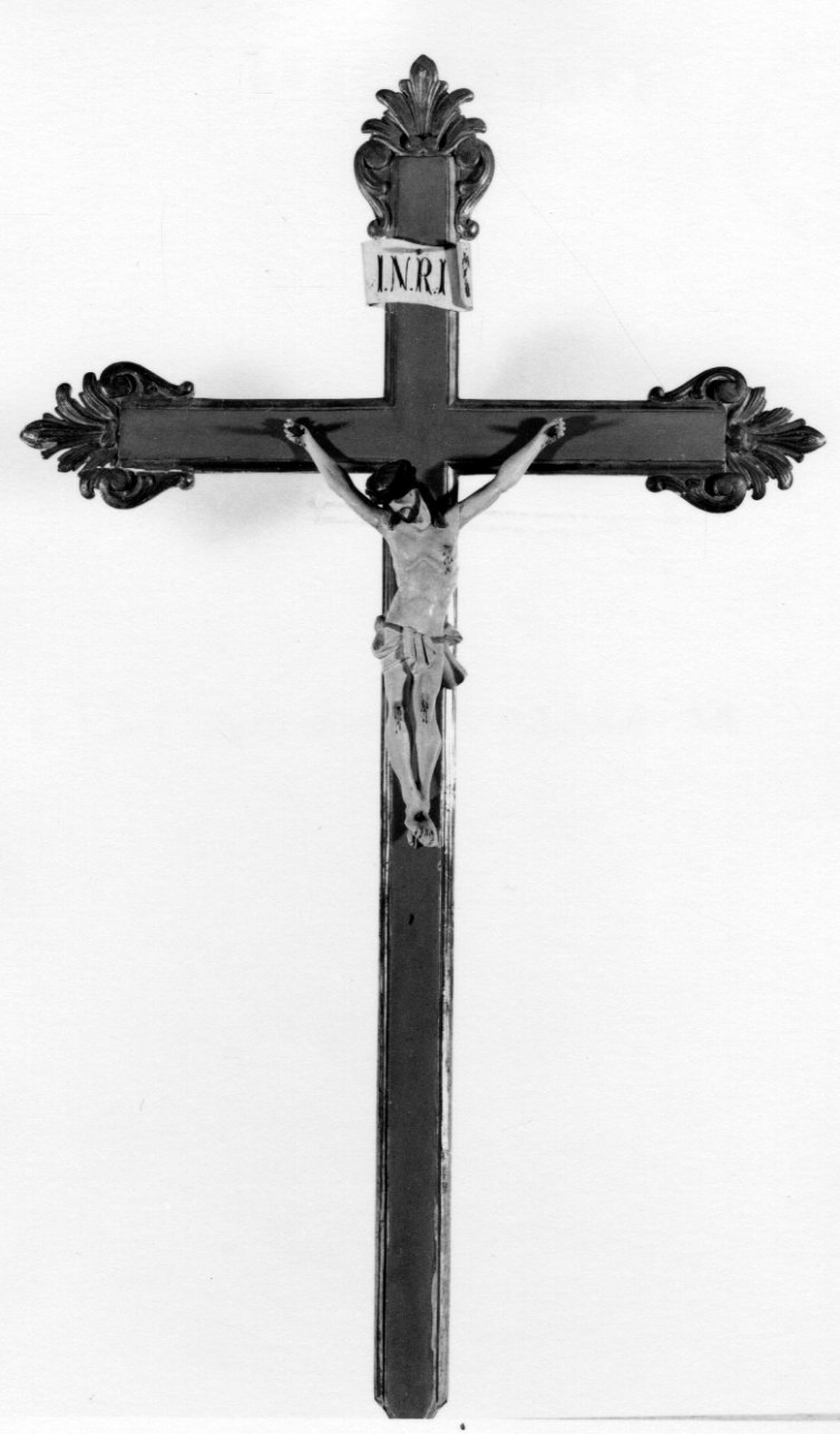 Cristo crocifisso dolente (croce processionale, opera isolata) - bottega ligure (prima metà sec. XX)