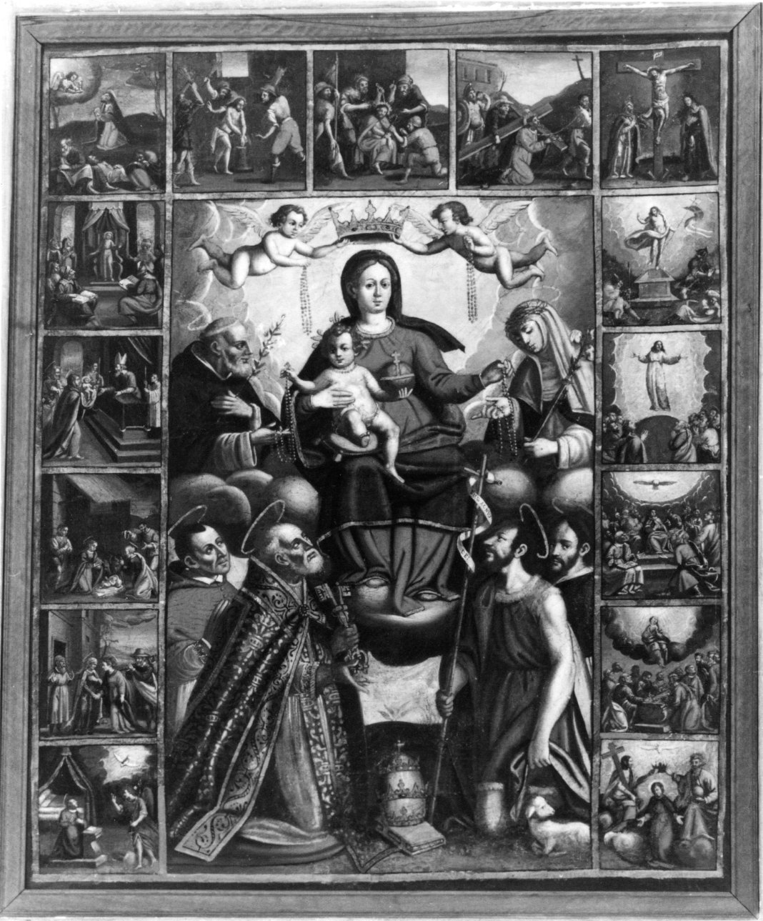 misteri del Rosario (dipinto, serie) - ambito ligure (prima metà sec. XVIII)