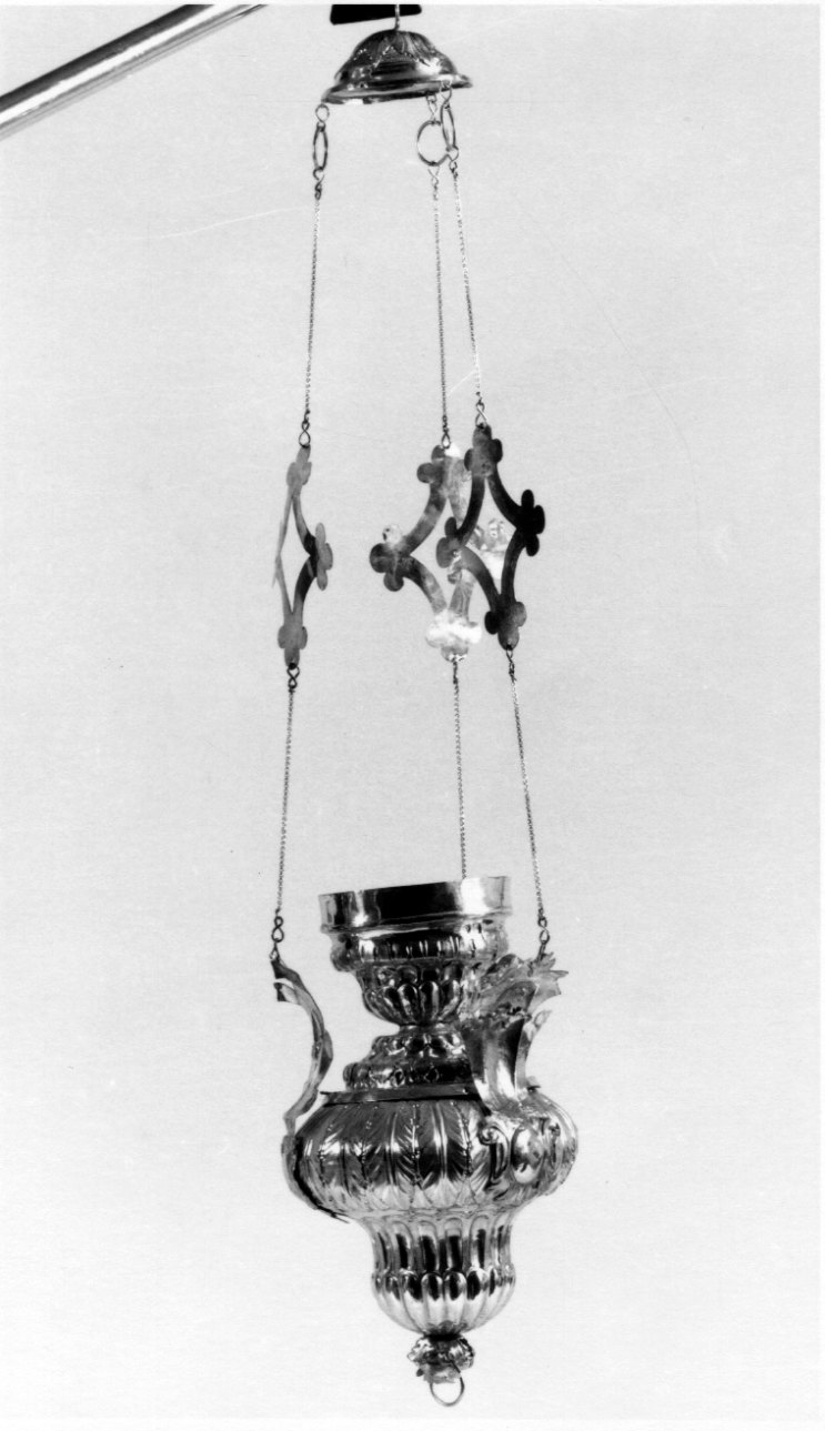 lampada del SS. Sacramento, opera isolata - bottega ligure (sec. XIX)