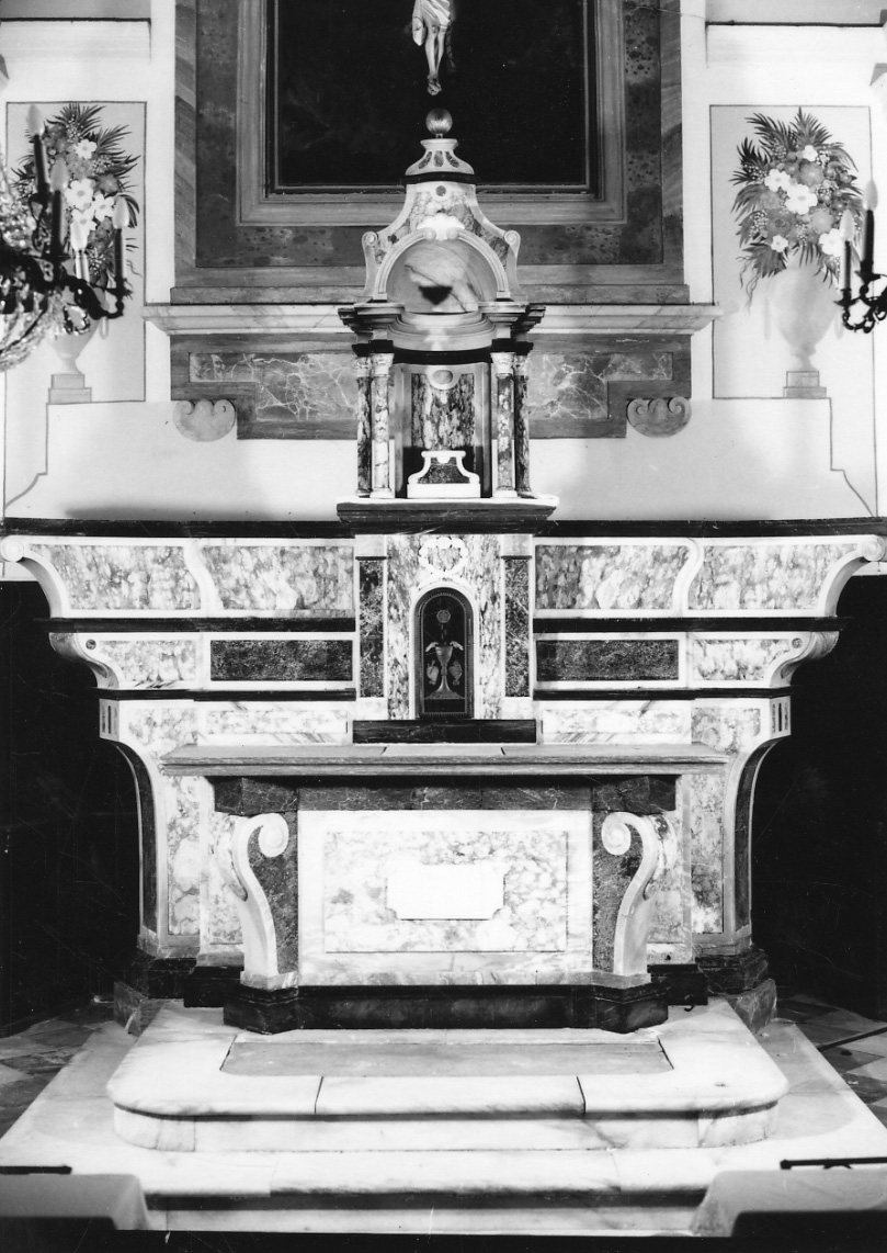 altare maggiore, opera isolata di Casabella Giovan Battista (bottega) (primo quarto sec. XIX)