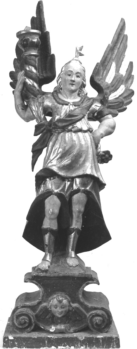angelo reggitorcia (scultura, serie) - bottega piemontese (prima metà sec. XVIII)