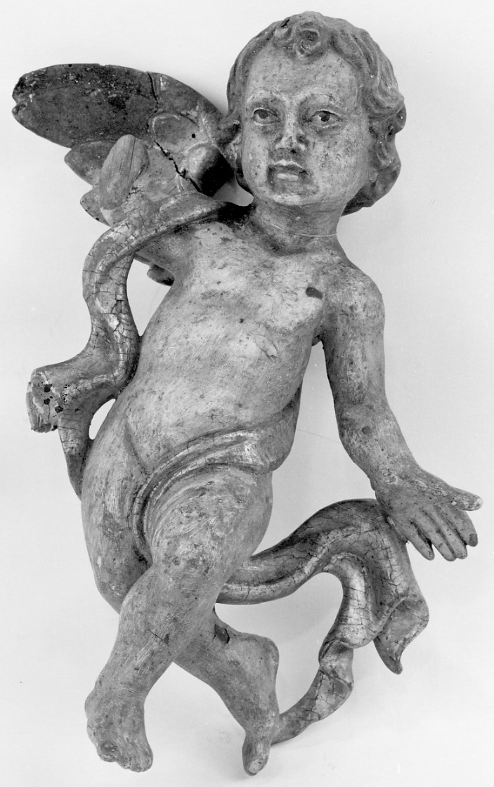 angelo (statuetta, opera isolata) - bottega savoiardo-piemontese (seconda metà sec. XVII)