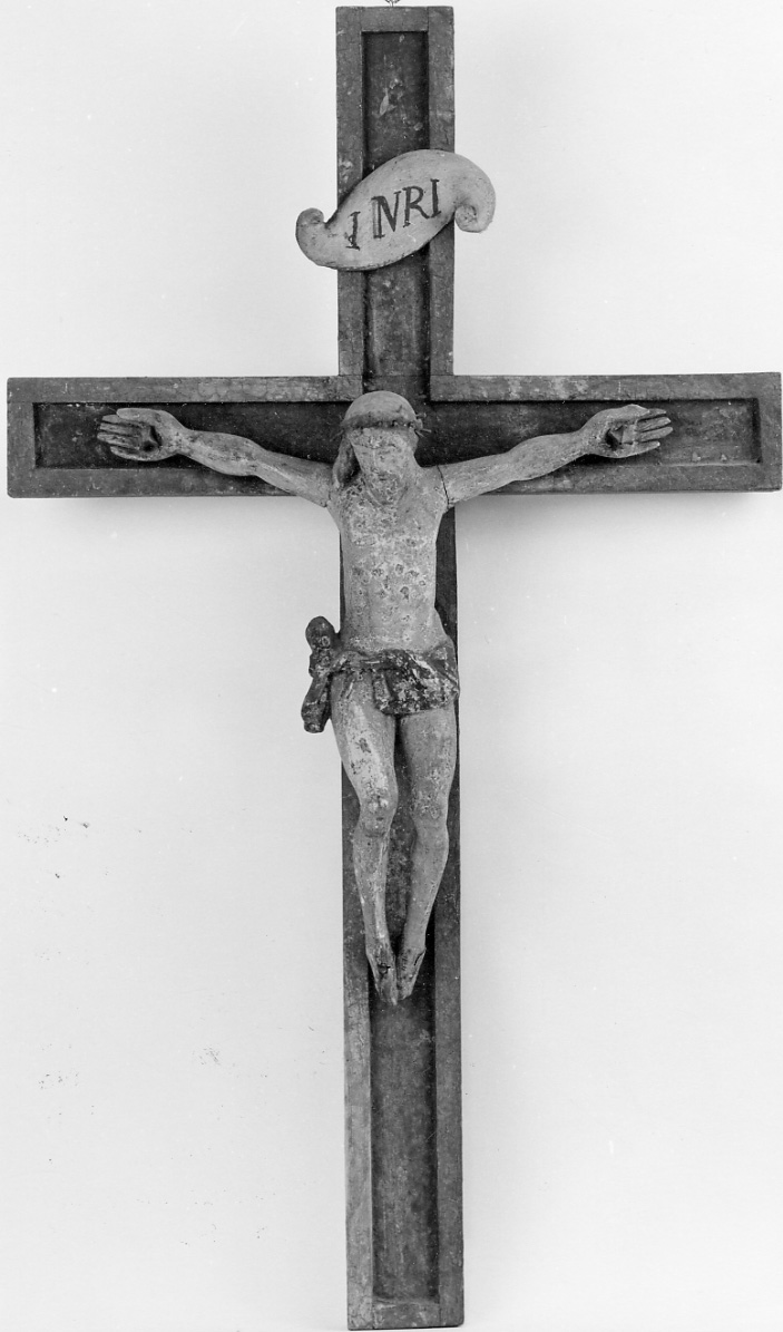 Cristo crocifisso (crocifisso, opera isolata) - bottega savoiardo-piemontese (seconda metà sec. XVII)