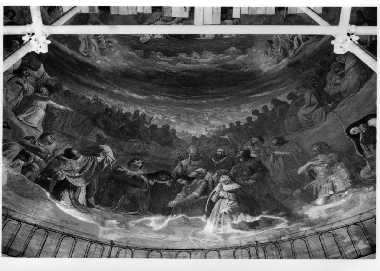 Trinità (dipinto, opera isolata) di Leoni Giuseppe, Vacca Luigi (e aiuti) (secondo quarto sec. XIX)