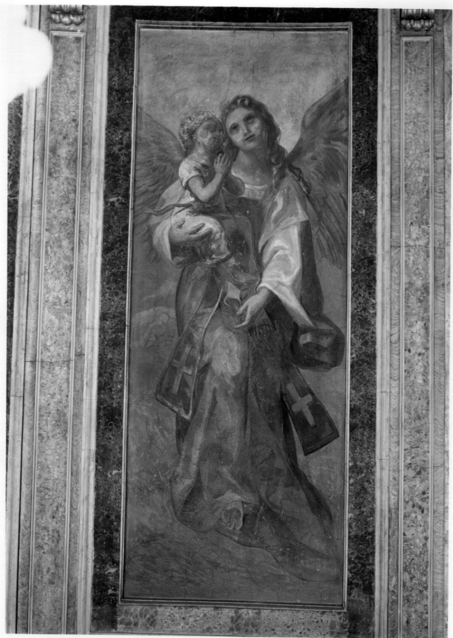 angelo custode (dipinto, opera isolata) di Vacca Luigi, Gonin Francesco (metà sec. XIX)