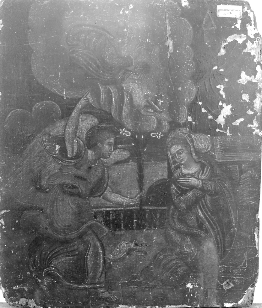 Annunciazione (dipinto, opera isolata) - ambito casalese (fine sec. XVI)