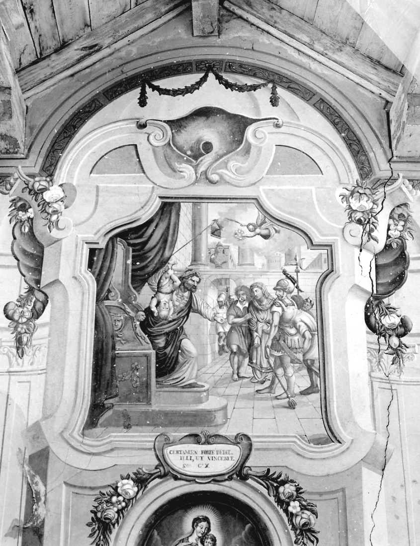 Giudizio di Salomone (dipinto, elemento d'insieme) di Piccina Giovanni (sec. XIX)