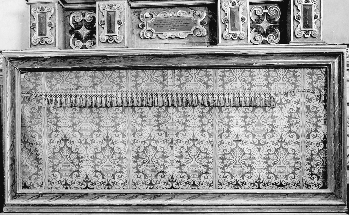 cornice, opera isolata - bottega della Valsesia (fine sec. XVII)