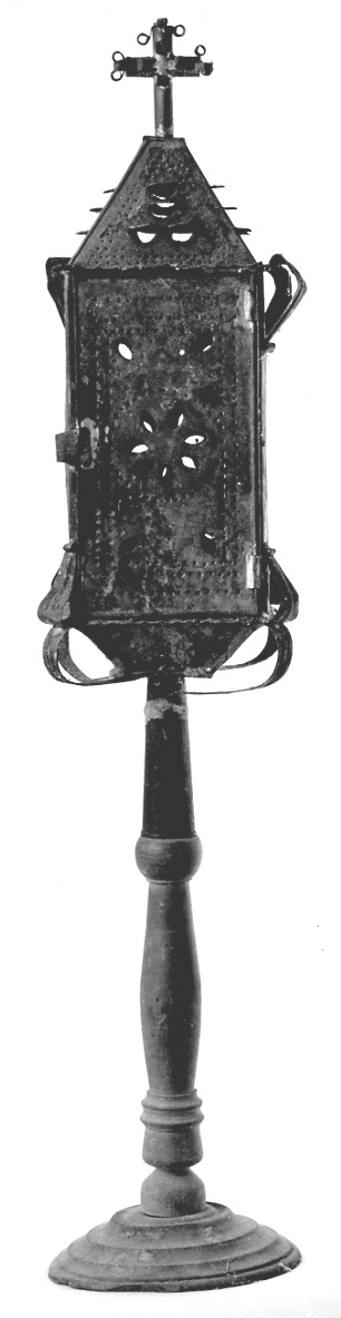 lanterna processionale, serie - bottega della Valsesia (sec. XIX)