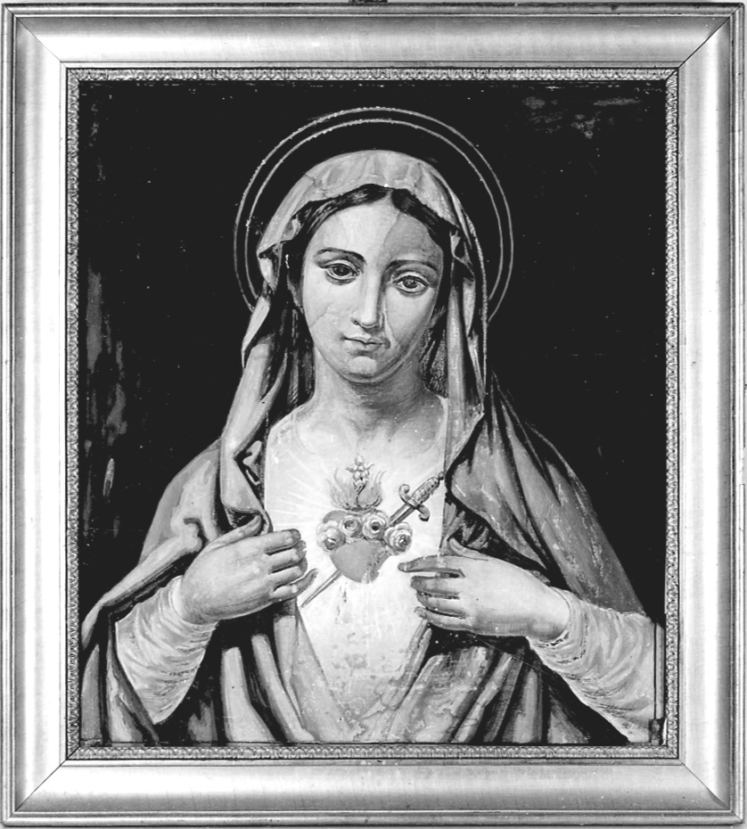 Madonna Addolorata (dipinto, opera isolata) di Avondo Giuseppe Antonio (sec. XIX)