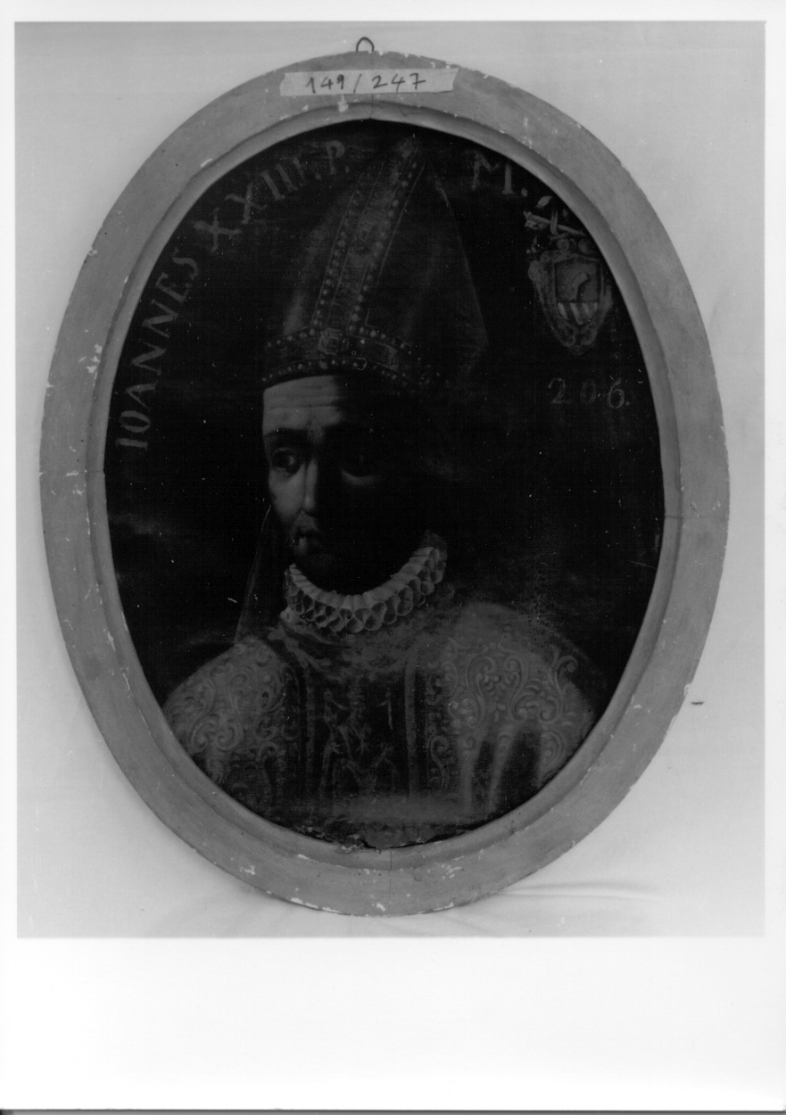 ritratto dell'antipapa Giovanni XXIII (dipinto, opera isolata) di Grassi Giovanni Battista (attribuito) (prima metà sec. XVIII)