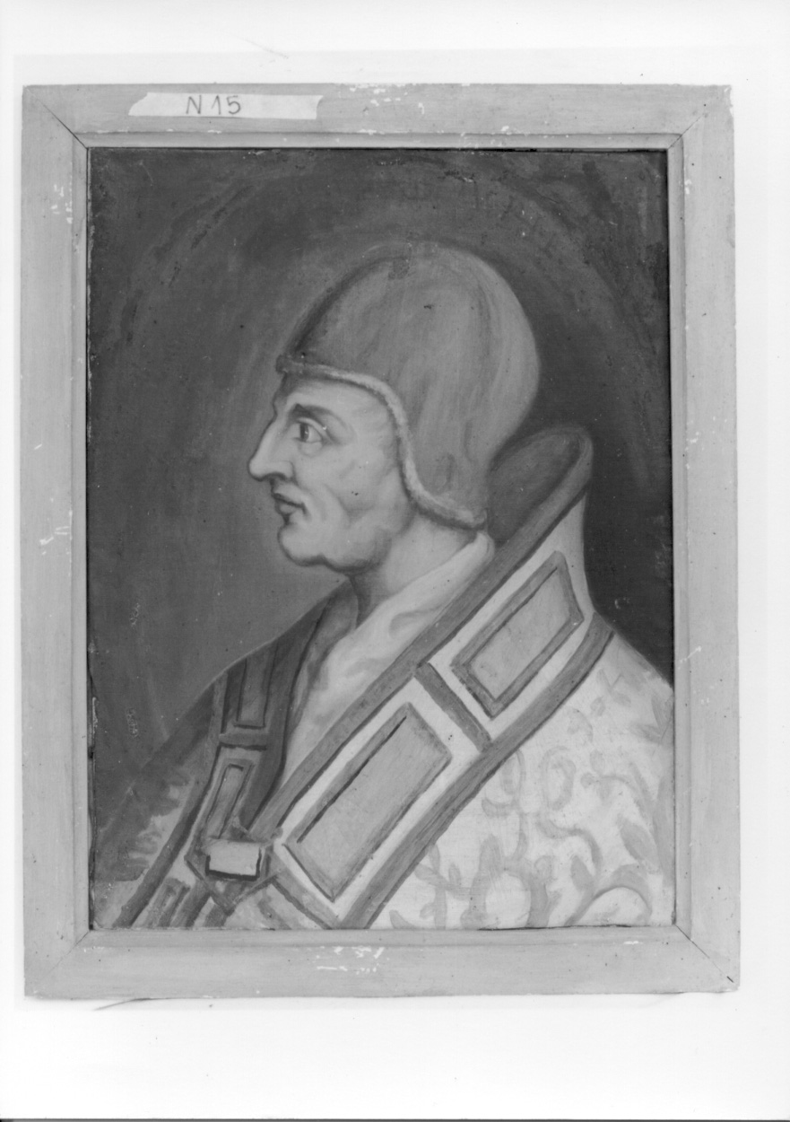 ritratto di papa Eleuterio (dipinto, opera isolata) di Grassi Giovanni Battista (attribuito) (prima metà sec. XVIII)