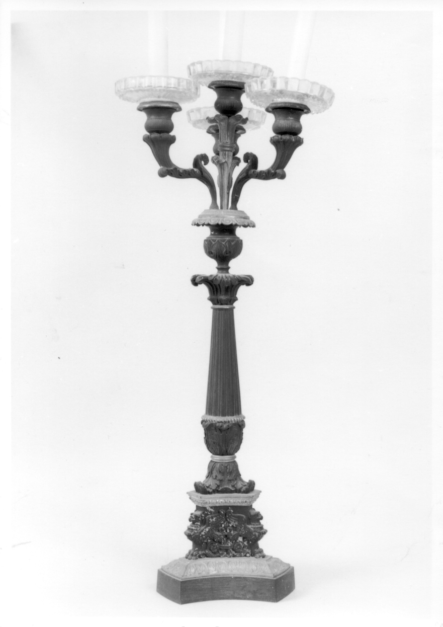 candeliere, serie - produzione piemontese (ultimo quarto sec. XIX)