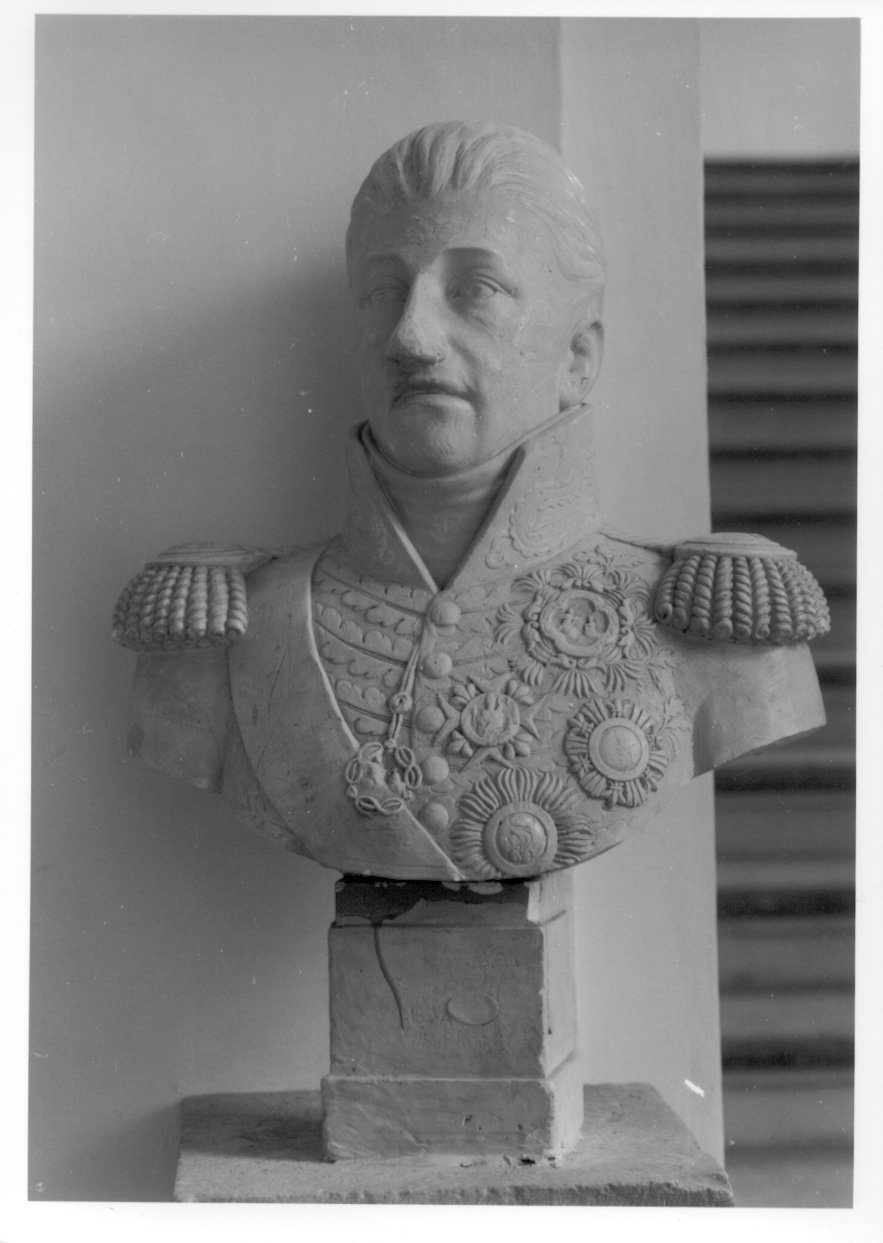 busto ritratto di Carlo Felice di Savoia (scultura, opera isolata) - bottega piemontese (primo quarto sec. XIX)