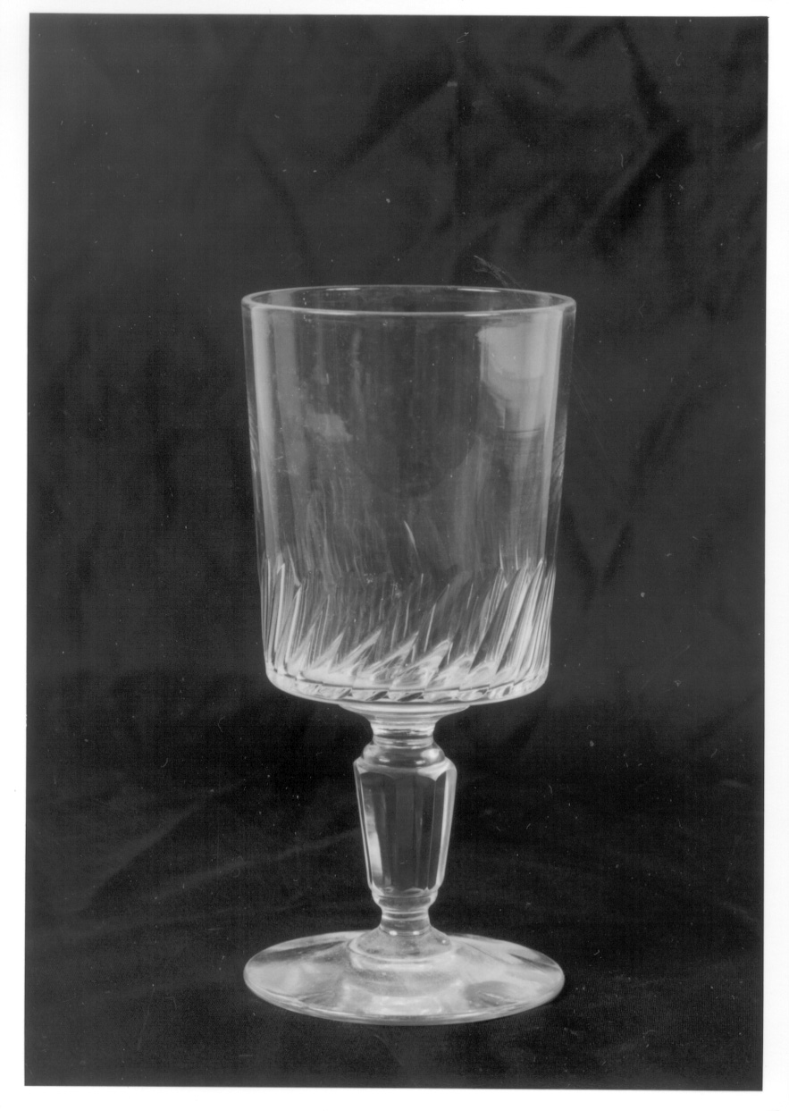bicchiere, opera isolata - produzione francese (?) (ultimo quarto sec. XIX)
