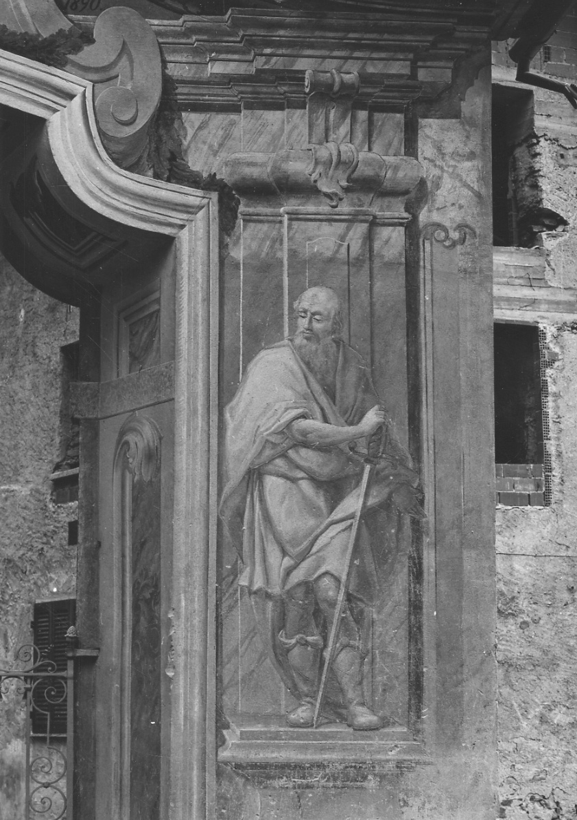 San Paolo Apostolo (dipinto, elemento d'insieme) di Arienta Giacomo, Longhetti Annibale, Piccina Giovanni (sec. XIX)