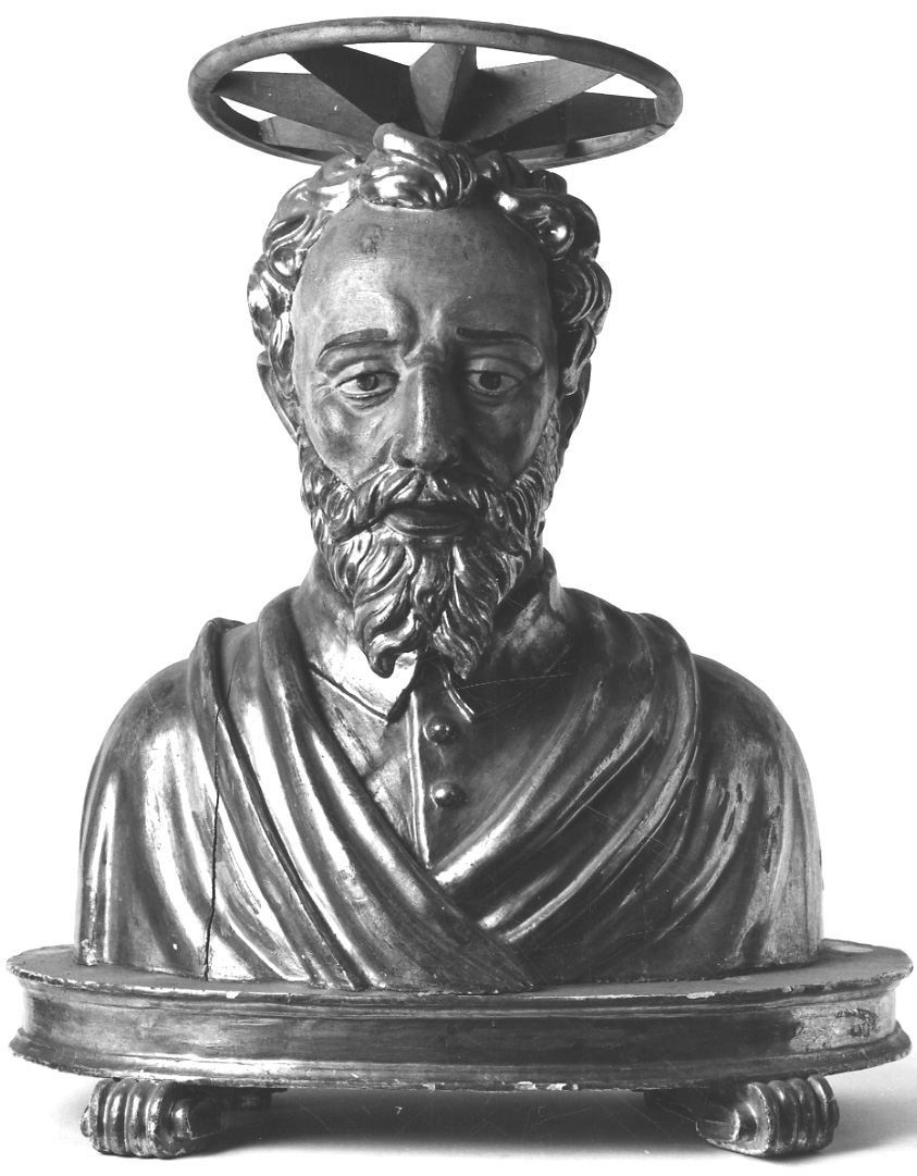 reliquiario - a busto, opera isolata - bottega della Valsesia (sec. XVII)
