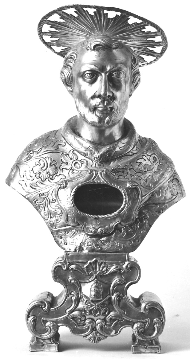 San Pietro Apostolo (reliquiario - a busto, opera isolata) - bottega lombardo-piemontese (seconda metà sec. XVIII)