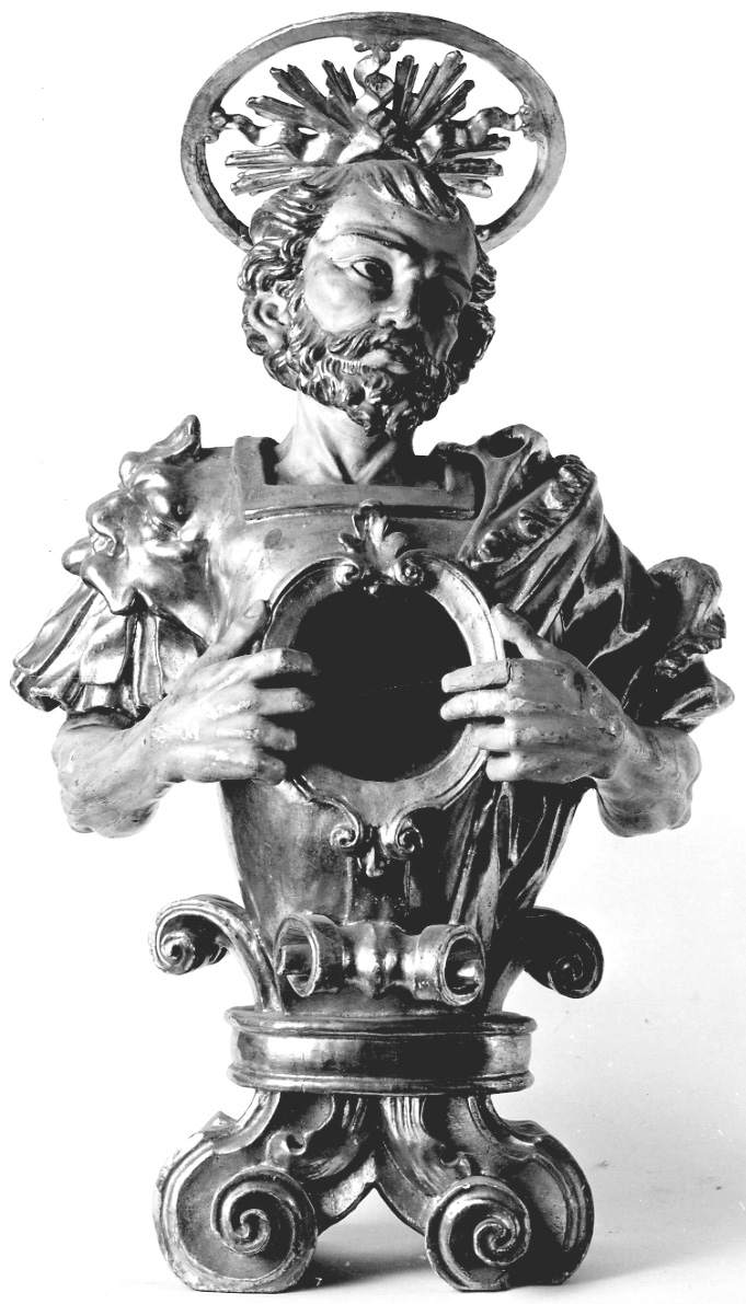 Santo martire (reliquiario - a busto, opera isolata) di D'Alberto Francesco Antonio (attribuito) (seconda metà sec. XVII)