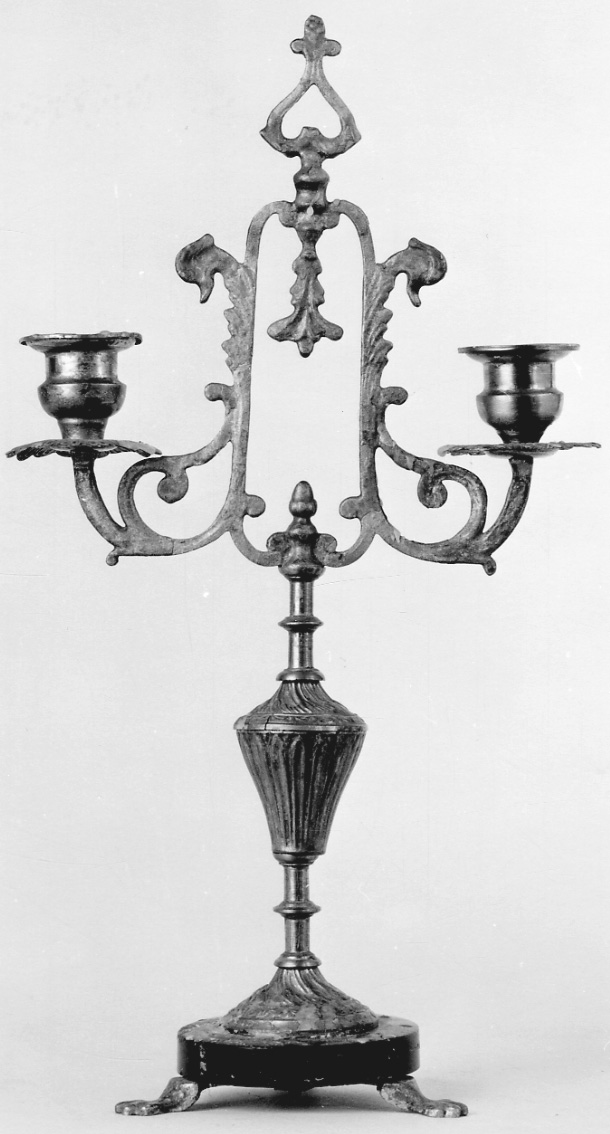 candelabro, serie - produzione lombardo-piemontese (primo quarto sec. XX)