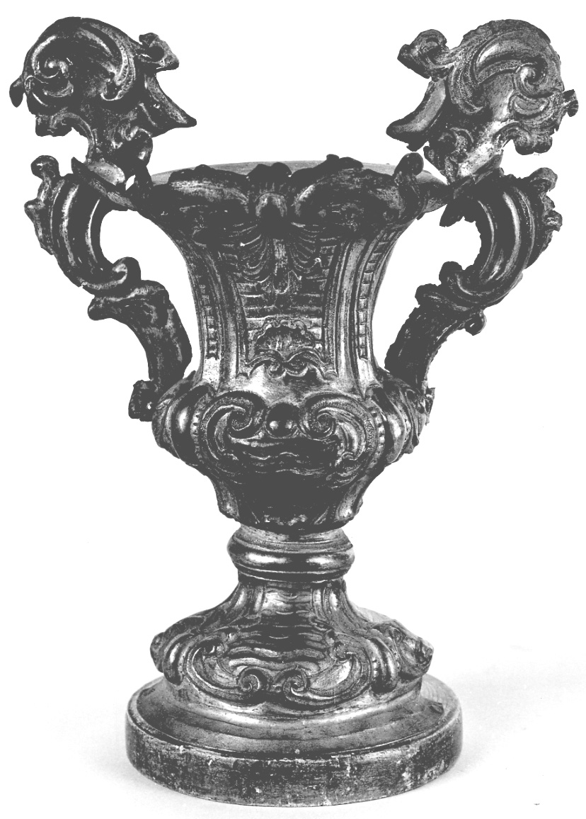 vaso d'altare per composizione floreale, serie - bottega lombardo-piemontese (prima metà sec. XVIII)