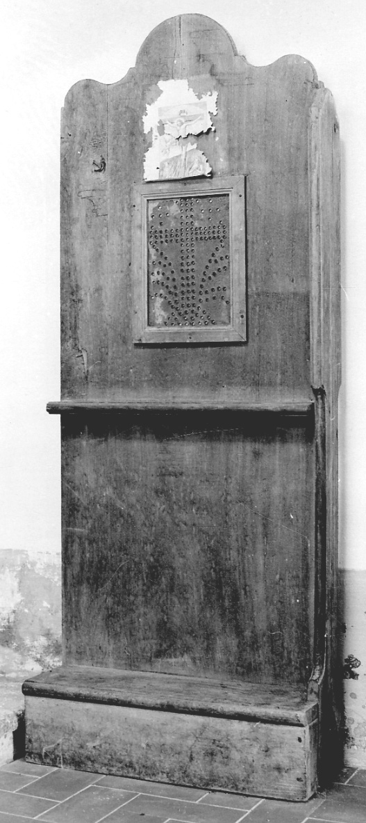 confessionale, opera isolata - bottega della Valsesia (prima metà sec. XIX)