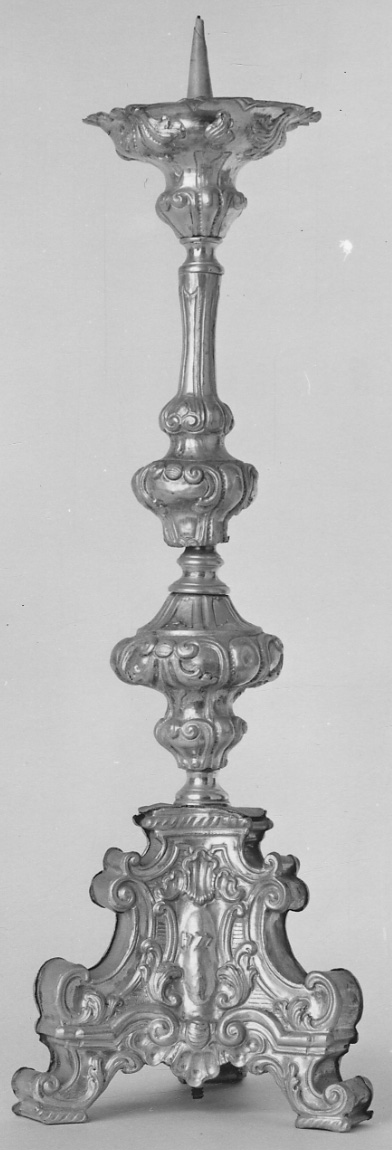 candeliere, serie - bottega lombarda (ultimo quarto sec. XVIII)