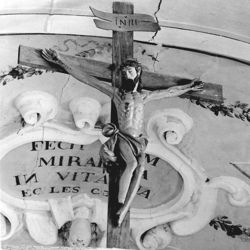 Cristo crocifisso (scultura, opera isolata) - ambito della Valsesia (prima metà sec. XIX)