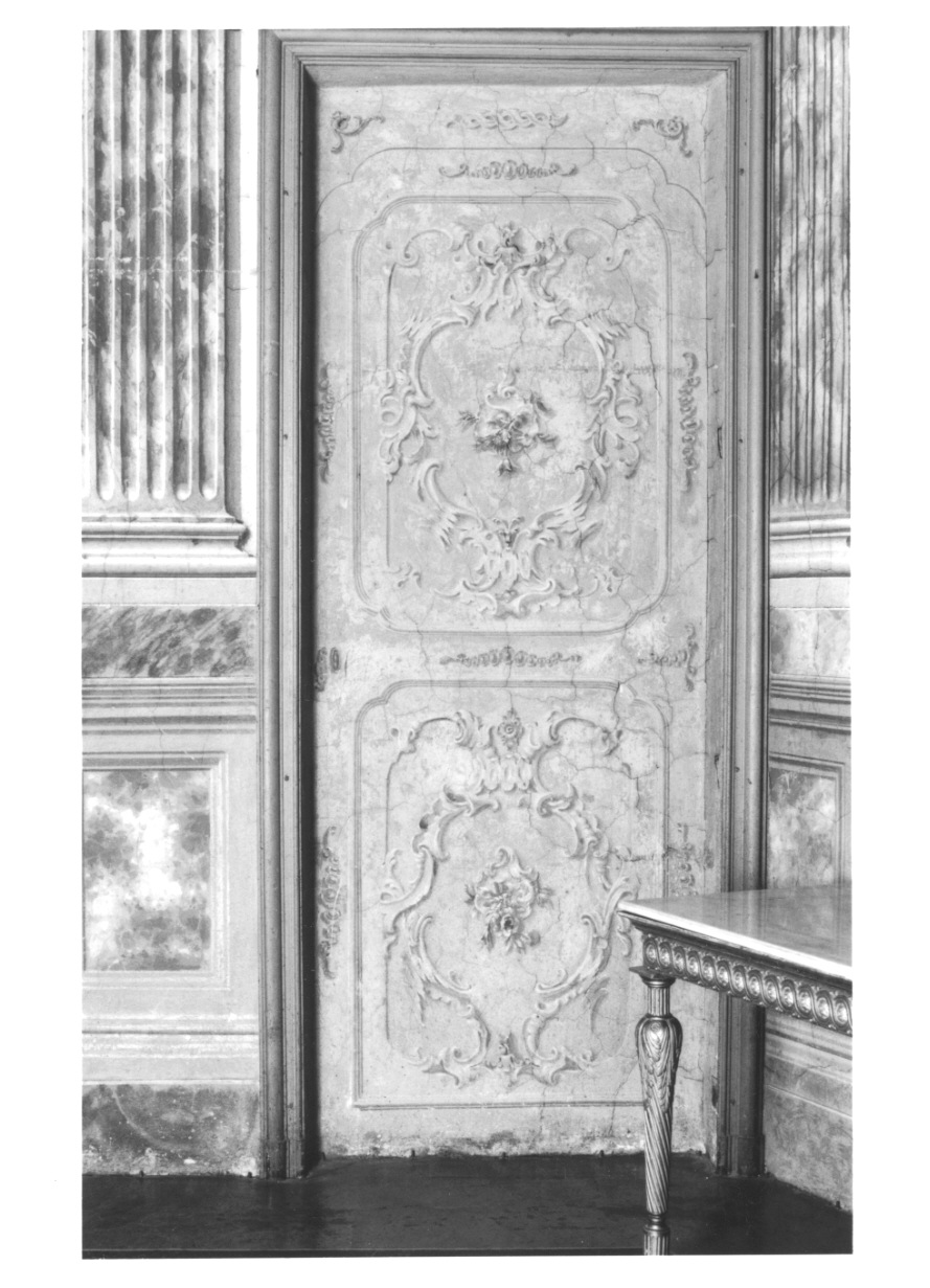 MOTIVI DECORATIVI A VOLUTE (decorazione pittorica, elemento d'insieme) di Alberoni Giovanni Battista (metà, terzo quarto sec. XVIII, sec. XVIII)