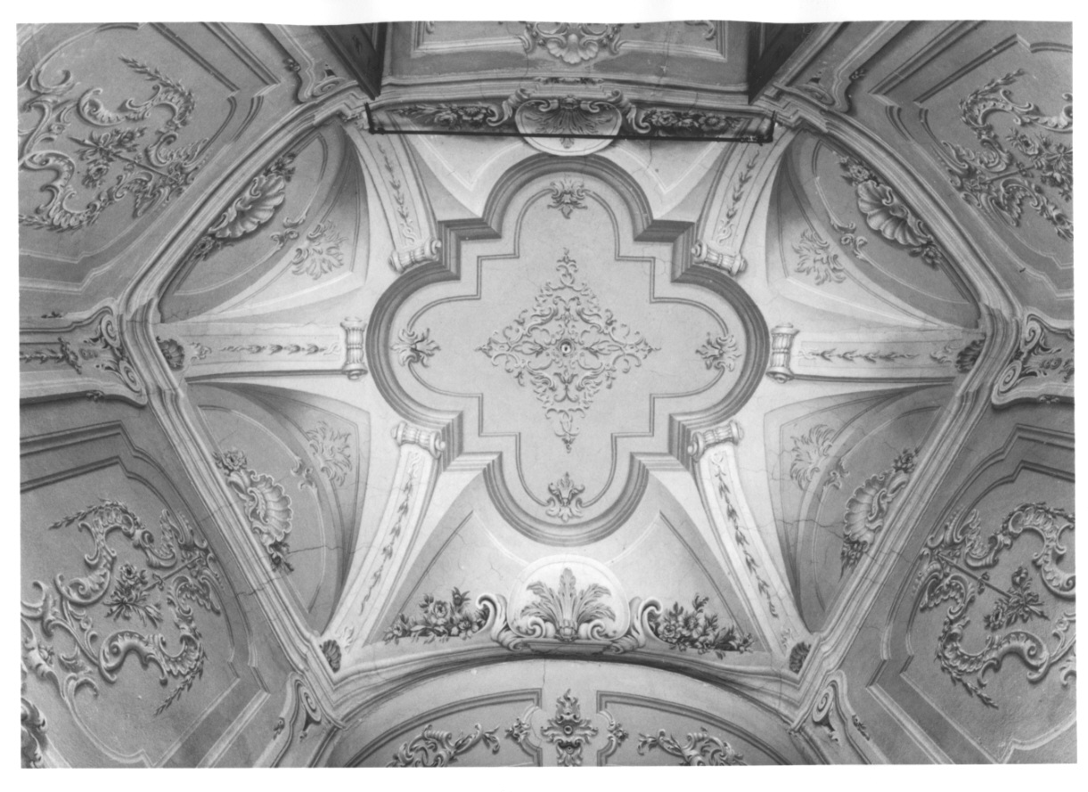 architetture (soffitto dipinto, elemento d'insieme) di Alberoni Giovanni Battista (metà, terzo quarto sec. XVIII, sec. XVIII)