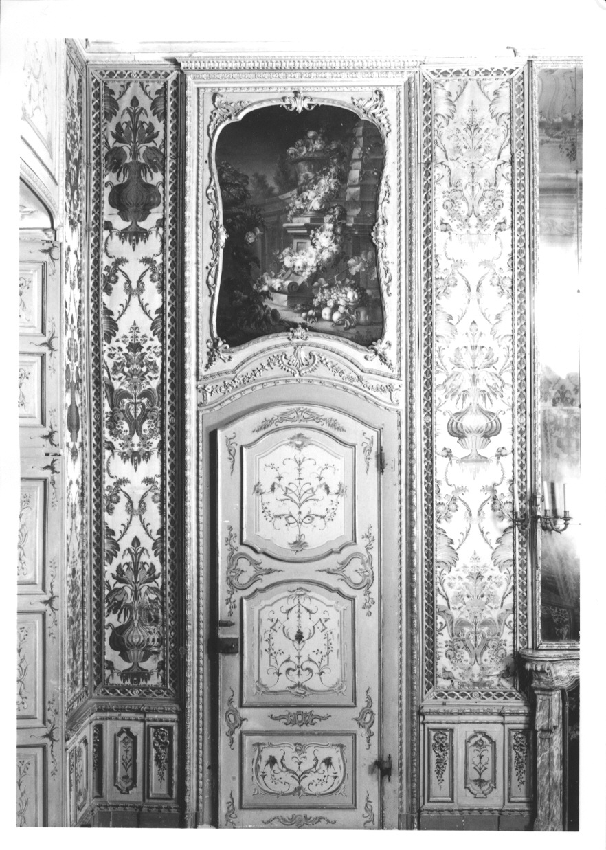 mostra di porta, serie di Prunotto Giovanni Tommaso (maniera) - ambito piemontese (terzo quarto sec. XVIII)