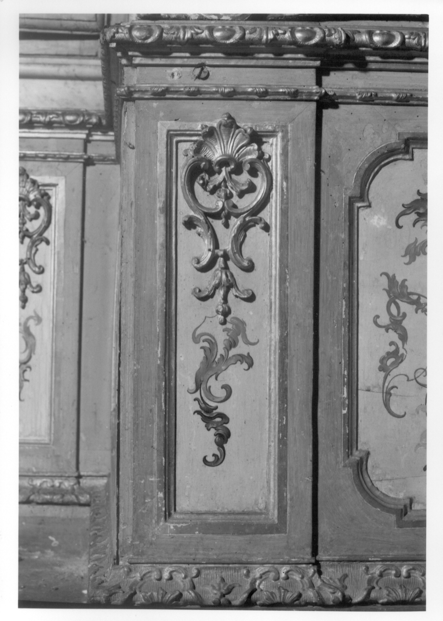 GROTTESCHE (dipinto, elemento d'insieme) di Pozzo Giovanni Pietro, Pozzo Pietro Antonio - bottega piemontese (metà sec. XVIII)