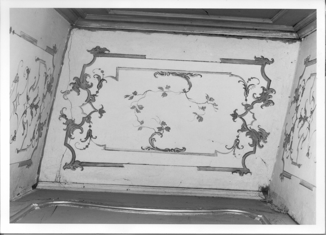 GROTTESCHE (soffitto dipinto, opera isolata) di Pozzo Giovanni Pietro (attribuito), Pozzo Pietro Antonio (attribuito) (terzo quarto sec. XVIII)
