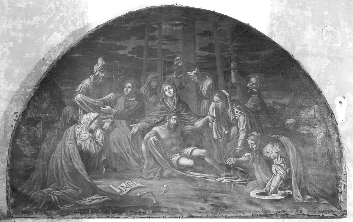 compianto sul Cristo morto (dipinto, opera isolata) - ambito piemontese (seconda metà sec. XVII)
