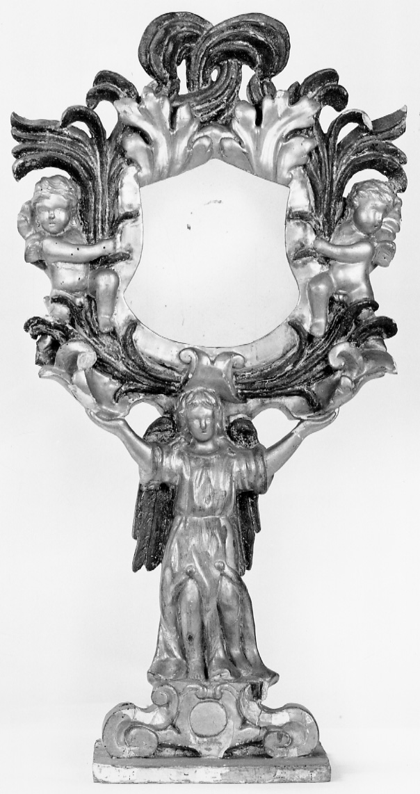 reliquiario - a ostensorio, serie - ambito piemontese (sec. XVII)
