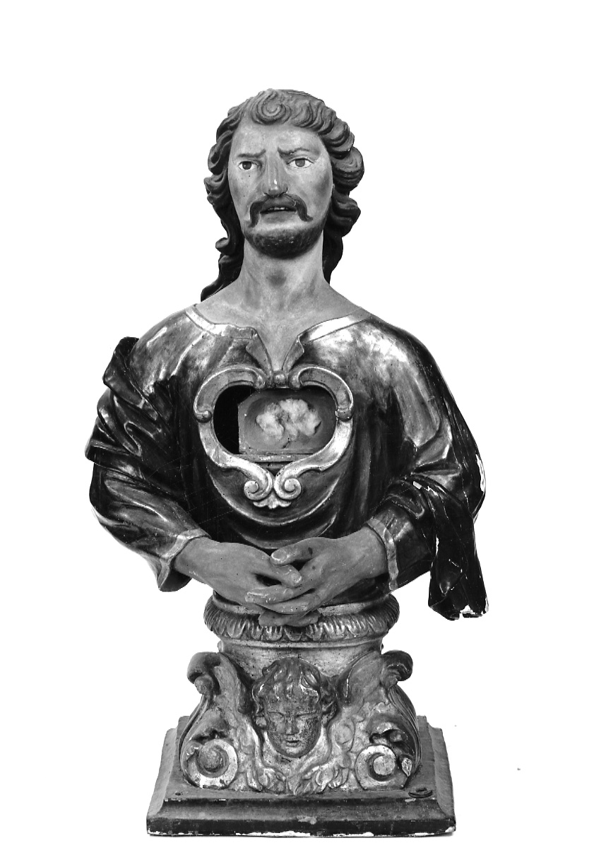 Sant'Isidoro (reliquiario - a busto, opera isolata) - ambito piemontese (fine sec. XVII)