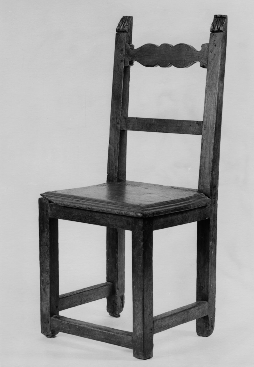 sedia, opera isolata - bottega della Valsesia (fine sec. XVIII)