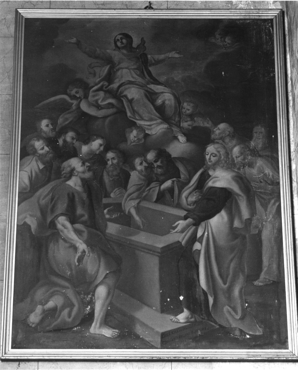assunzione della Madonna (dipinto, opera isolata) di Peracino Lorenzo il Vecchio (maniera) (terzo quarto sec. XVIII)