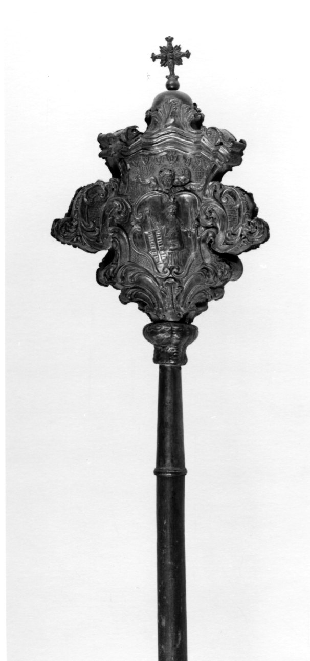 San Lorenzo (emblema di confraternita, opera isolata) - bottega lombardo-piemontese (seconda metà sec. XVIII)