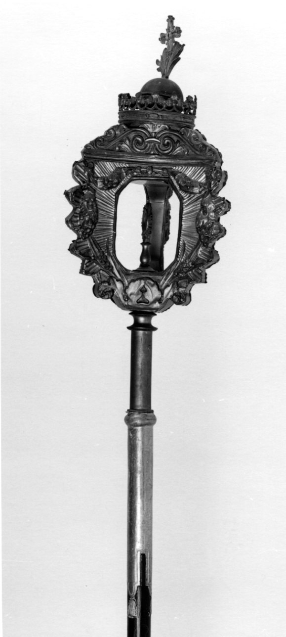 emblema di confraternita, opera isolata - bottega lombardo-piemontese (seconda metà sec. XIX)