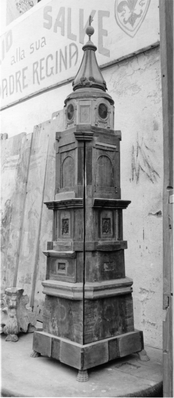campanile (modellino, opera isolata) - bottega della Valsesia (prima metà sec. XIX)