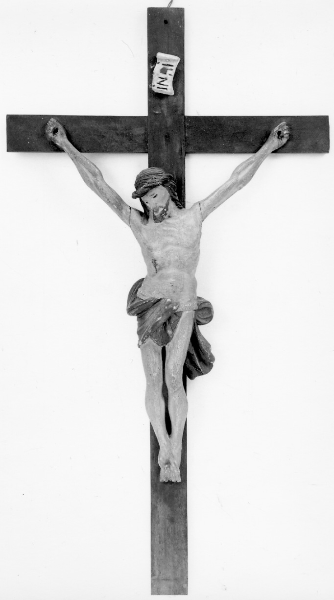Cristo crocifisso (crocifisso, opera isolata) - ambito piemontese (metà sec. XVIII)