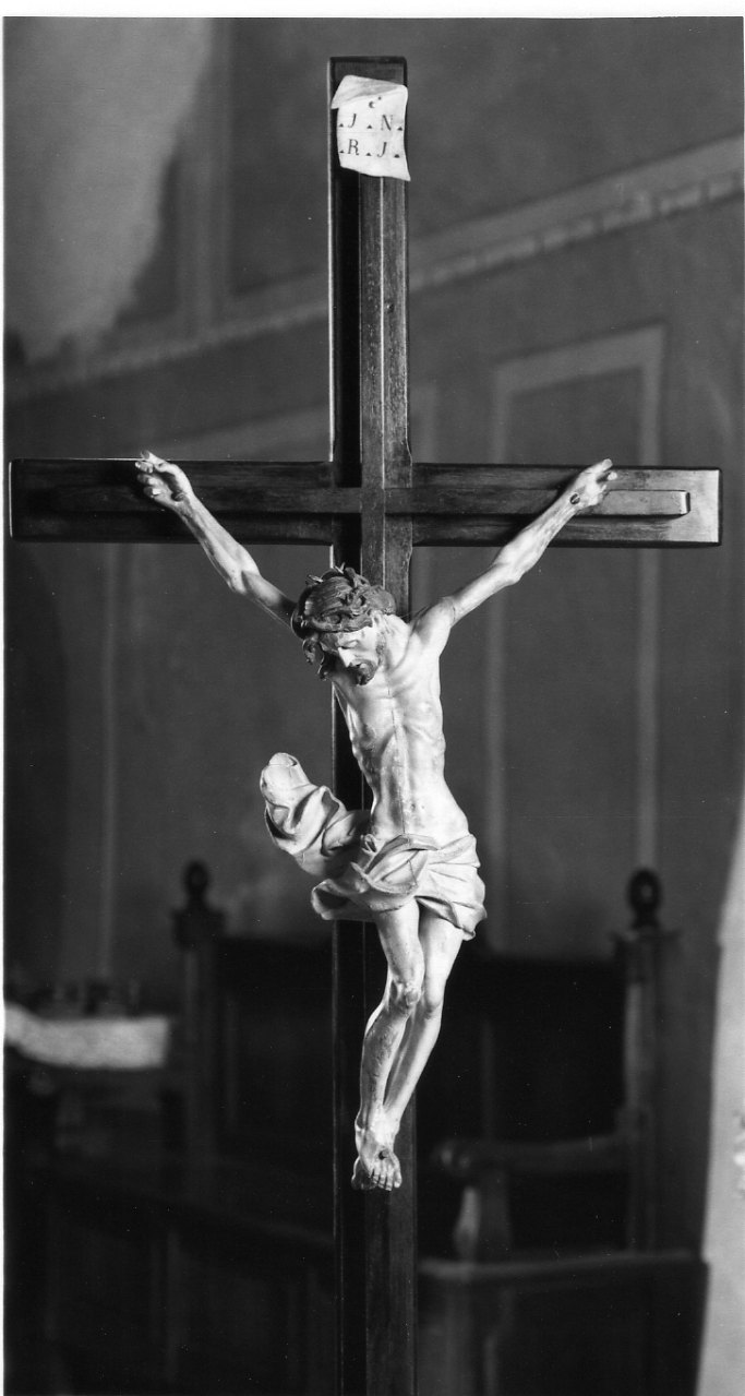 Cristo crocifisso (crocifisso, opera isolata) - ambito piemontese (secondo quarto sec. XVIII)