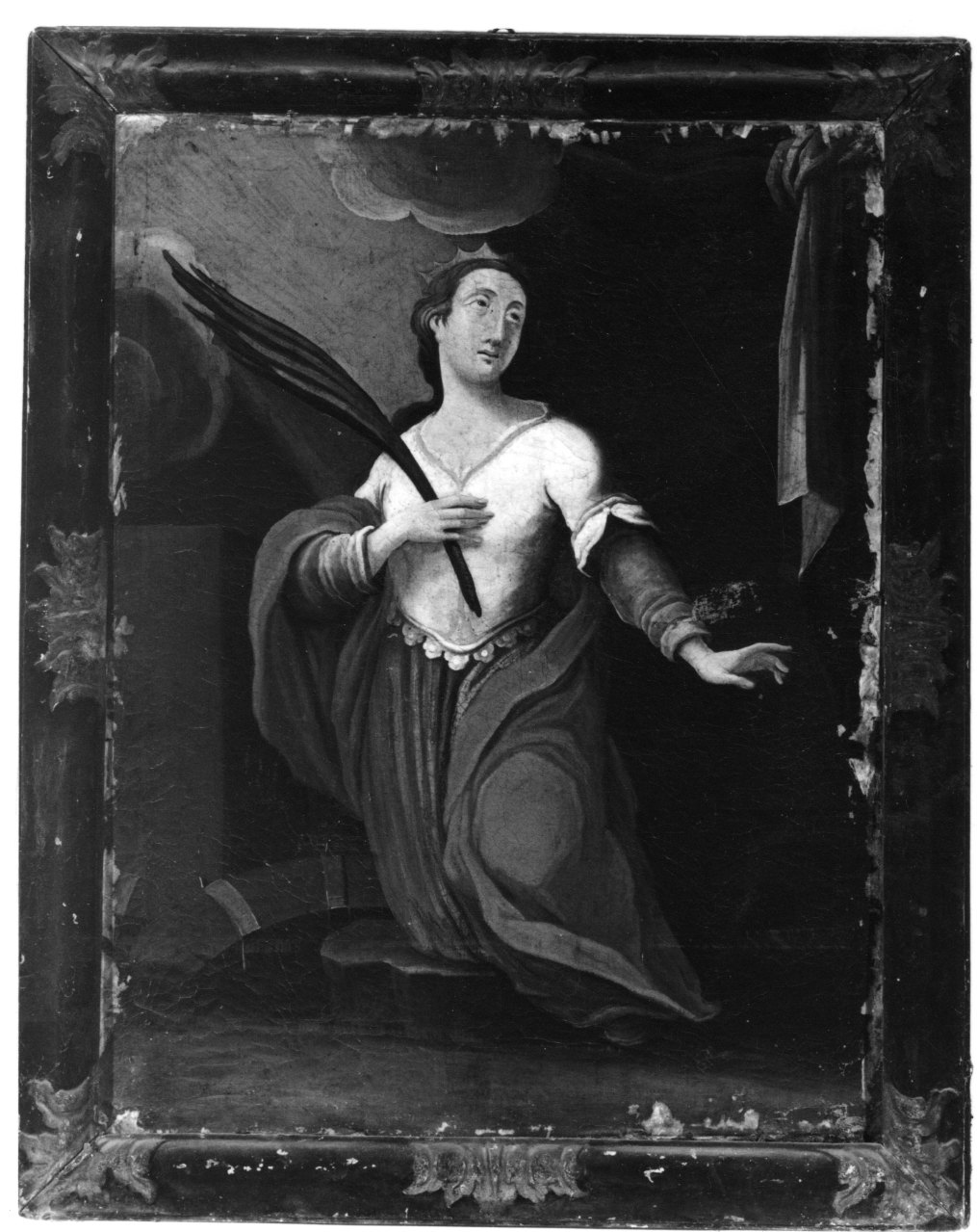 Santa Caterina d'Alessandria (dipinto, opera isolata) di Botta Paolo Amedeo (bottega) (fine sec. XVIII)